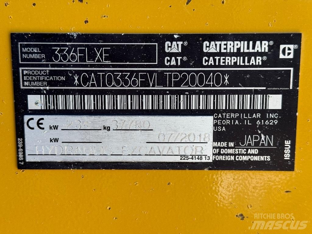 CAT 336 FL Bagri goseničarji