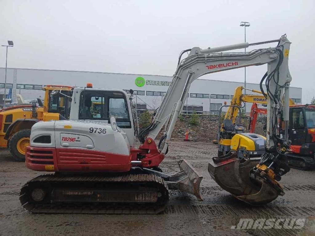 Takeuchi TB 290 Midi bagri 7t – 12t