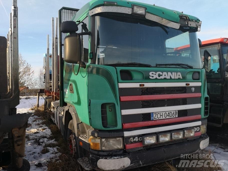 Scania 144 G Tovornjaki z žerjavom