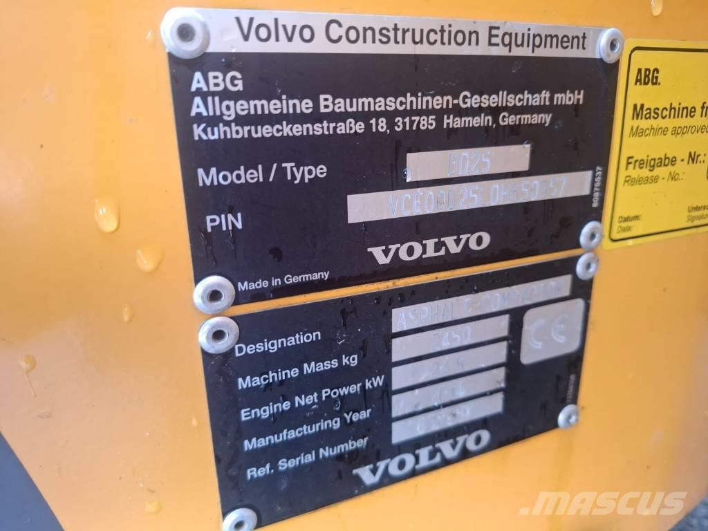 Volvo DD 25 Dvojni valjarji