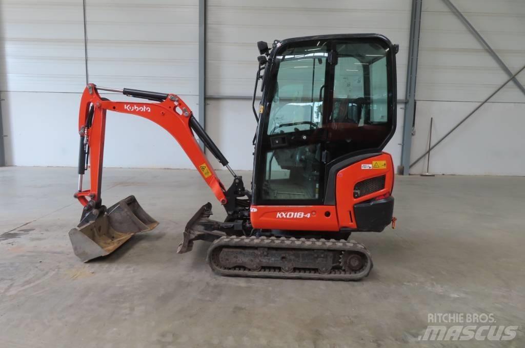 Kubota KX 018-4 Mini bagri <7t