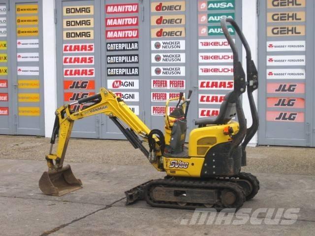 Yanmar SV 08-1A **684h** Skid steer mini nakladalci