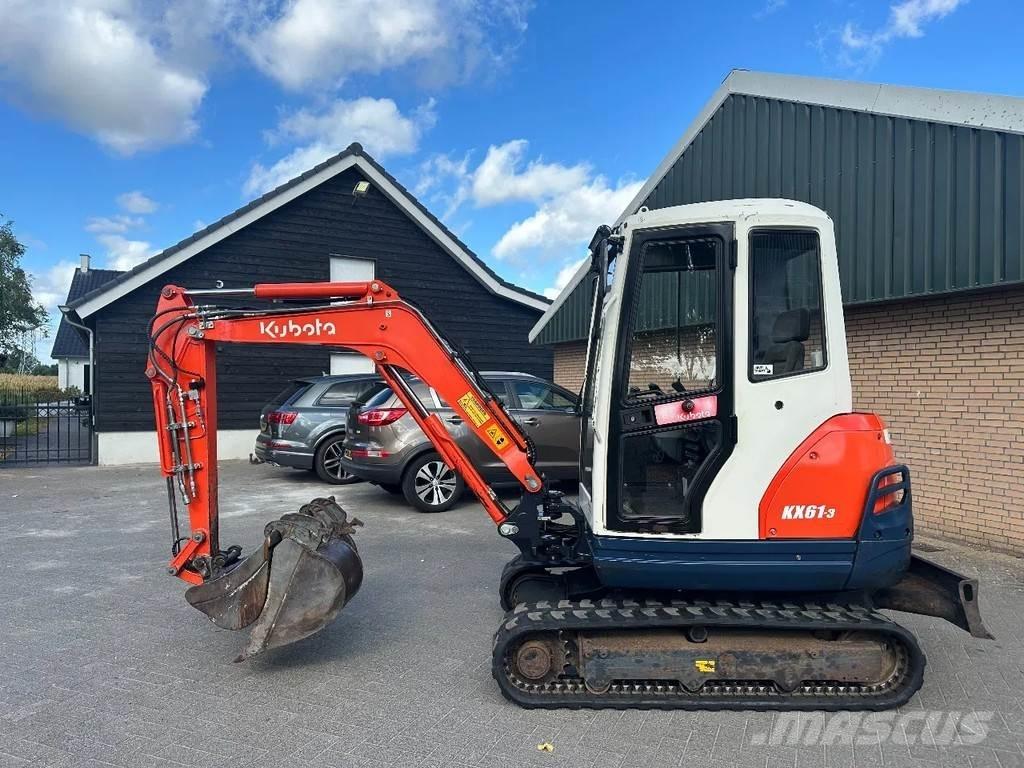 Kubota KX61-3 Mini bagri <7t