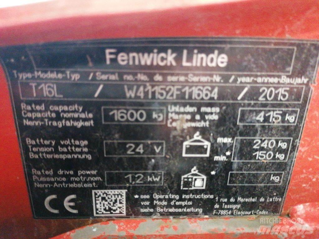 Linde T16L Ročni paletnik