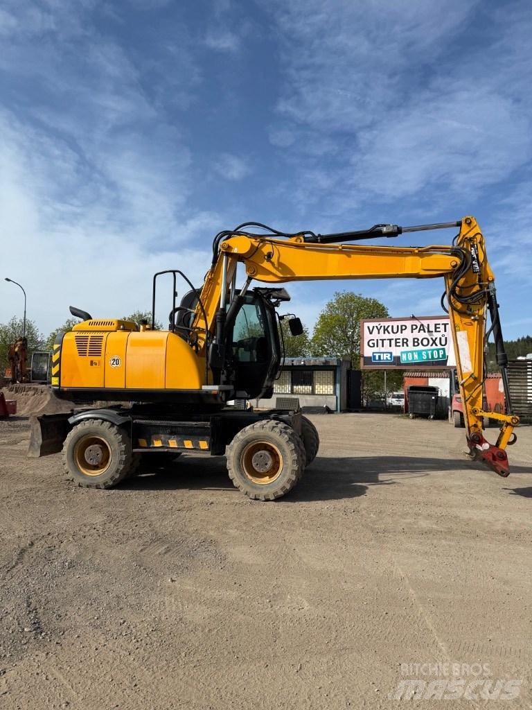 JCB JS 145 W Bagri na kolesih
