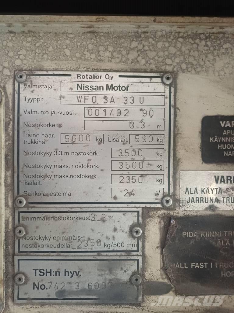 Nissan 33 U Dizelski viličarji