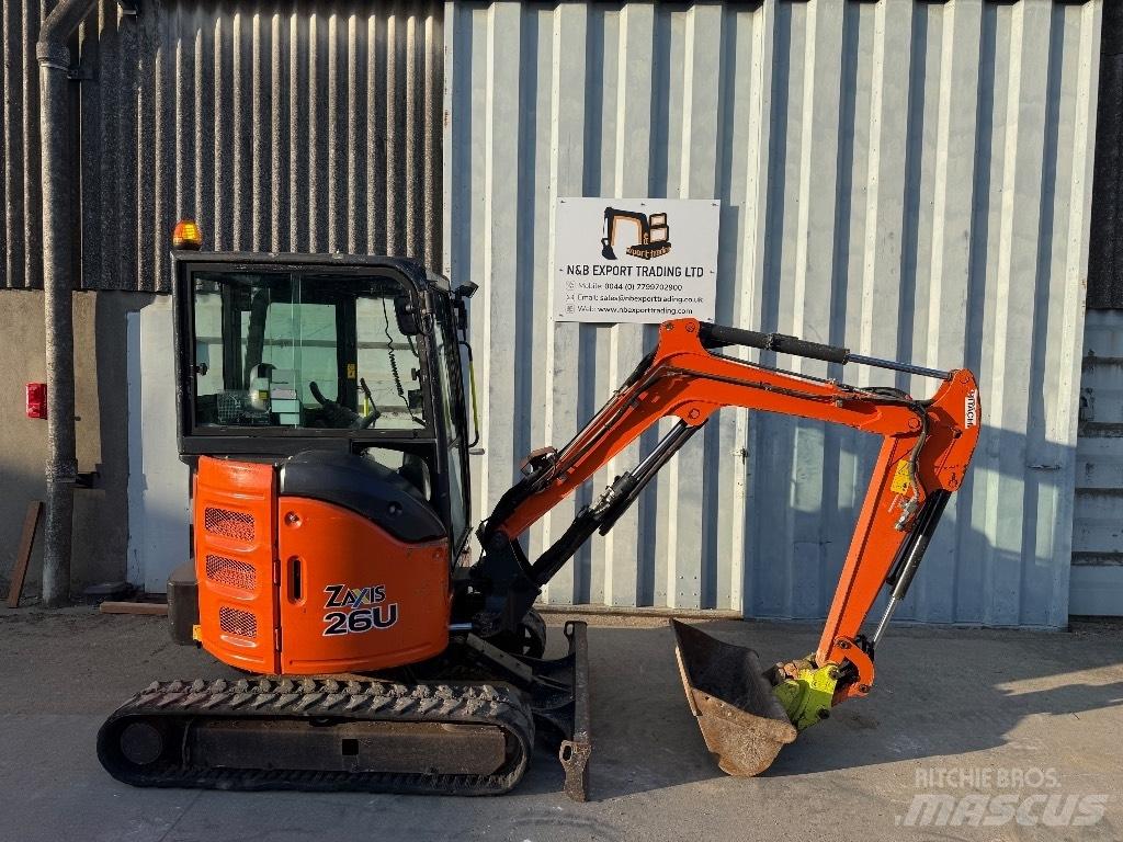 Hitachi ZX 26 Mini bagri <7t