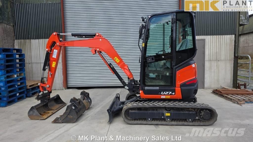 Kubota U 27-4 Mini bagri <7t
