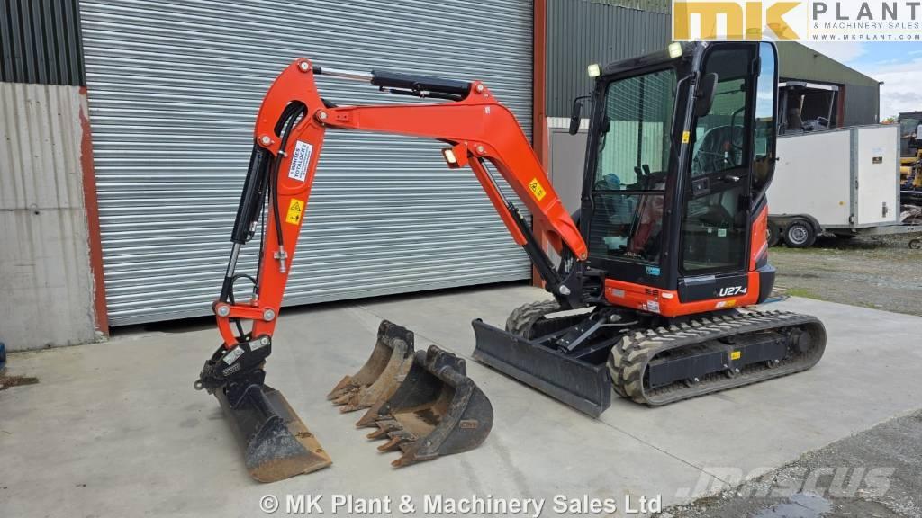 Kubota U 27-4 Mini bagri <7t