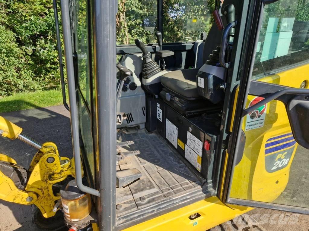 Komatsu PC 20 R-5 Mini bagri <7t