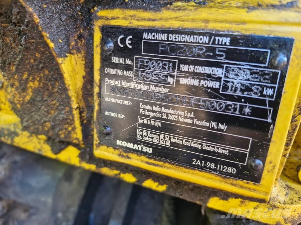 Komatsu PC 20 R-5 Mini bagri <7t
