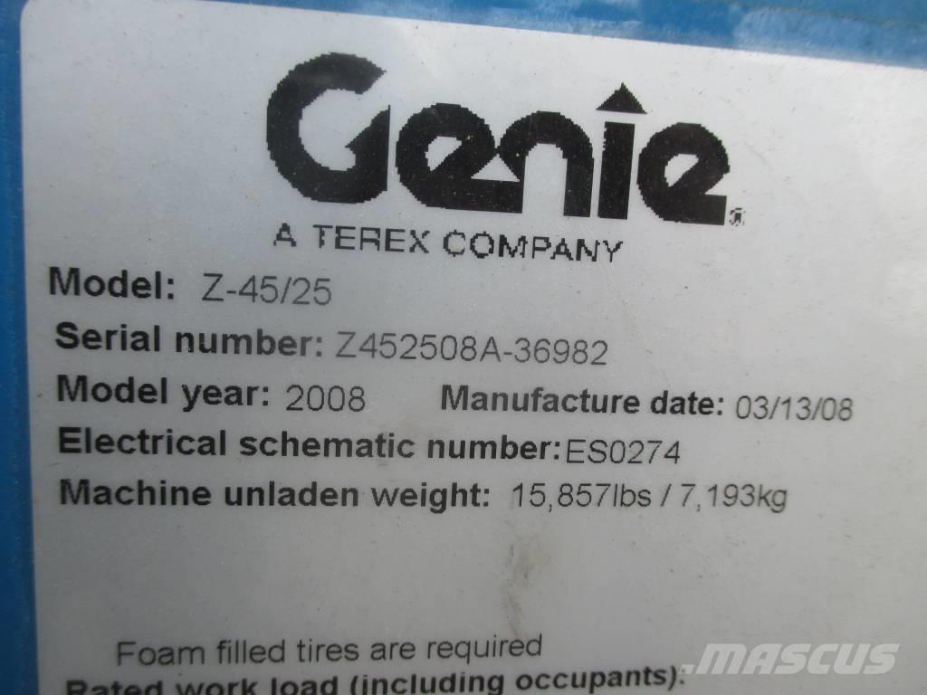 Genie Z 45/25 J DC Zglobne dvižne ploščadi