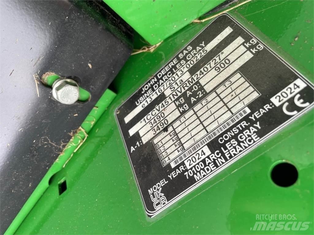 John Deere V451M Balirke (okrogle bale)