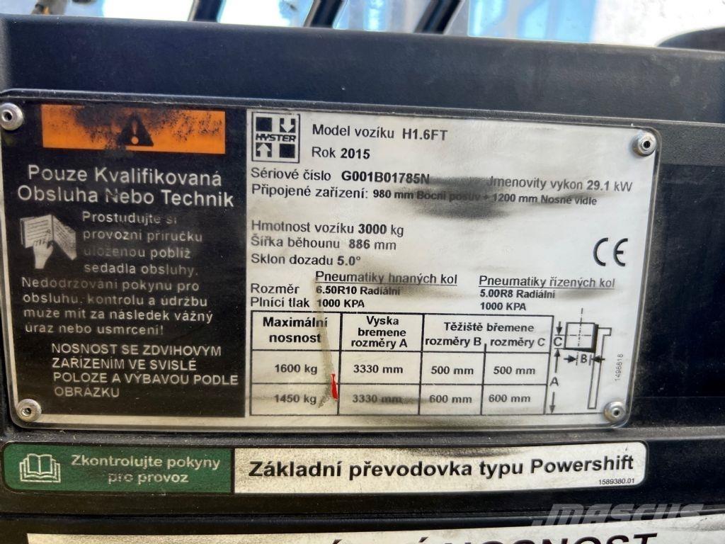 Hyster H 1.6 FT Dizelski viličarji