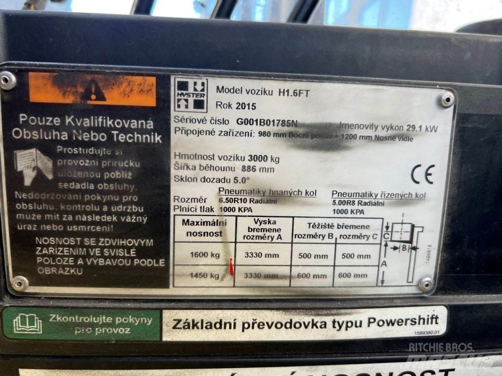 Hyster H 1.6 FT Dizelski viličarji