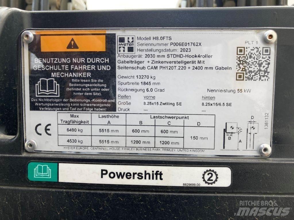 Hyster H 8.0 FTS Dizelski viličarji