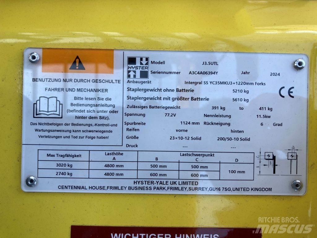Hyster J 3.5 UTL Električni viličarji