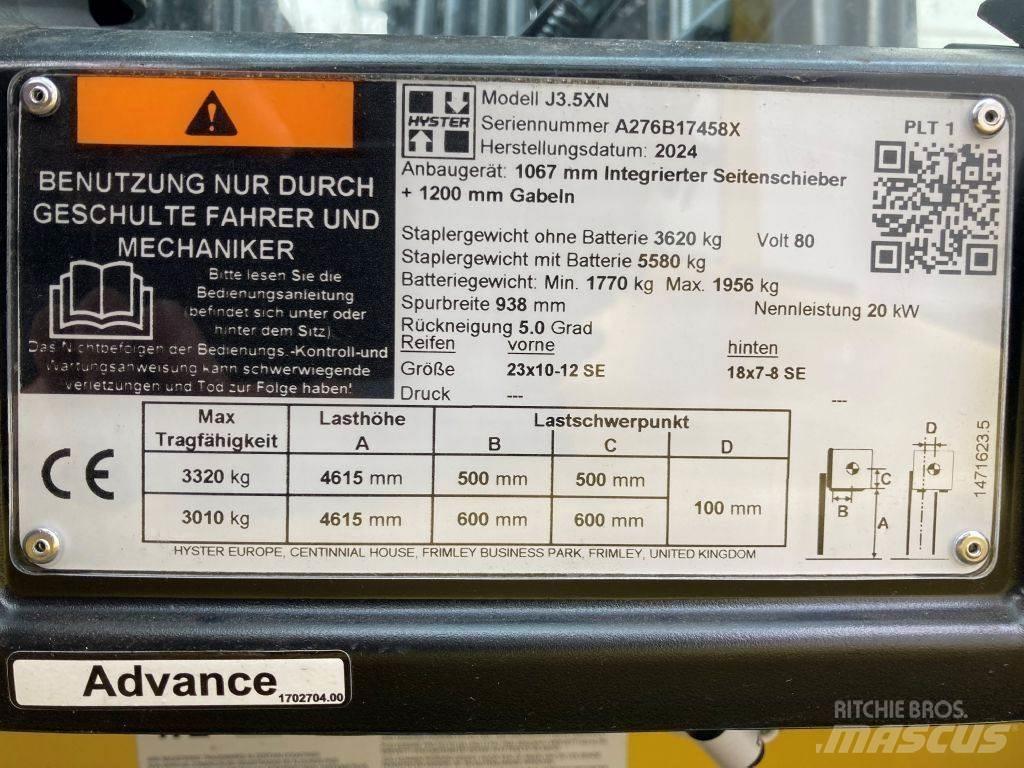 Hyster J 3.5 XN Električni viličarji