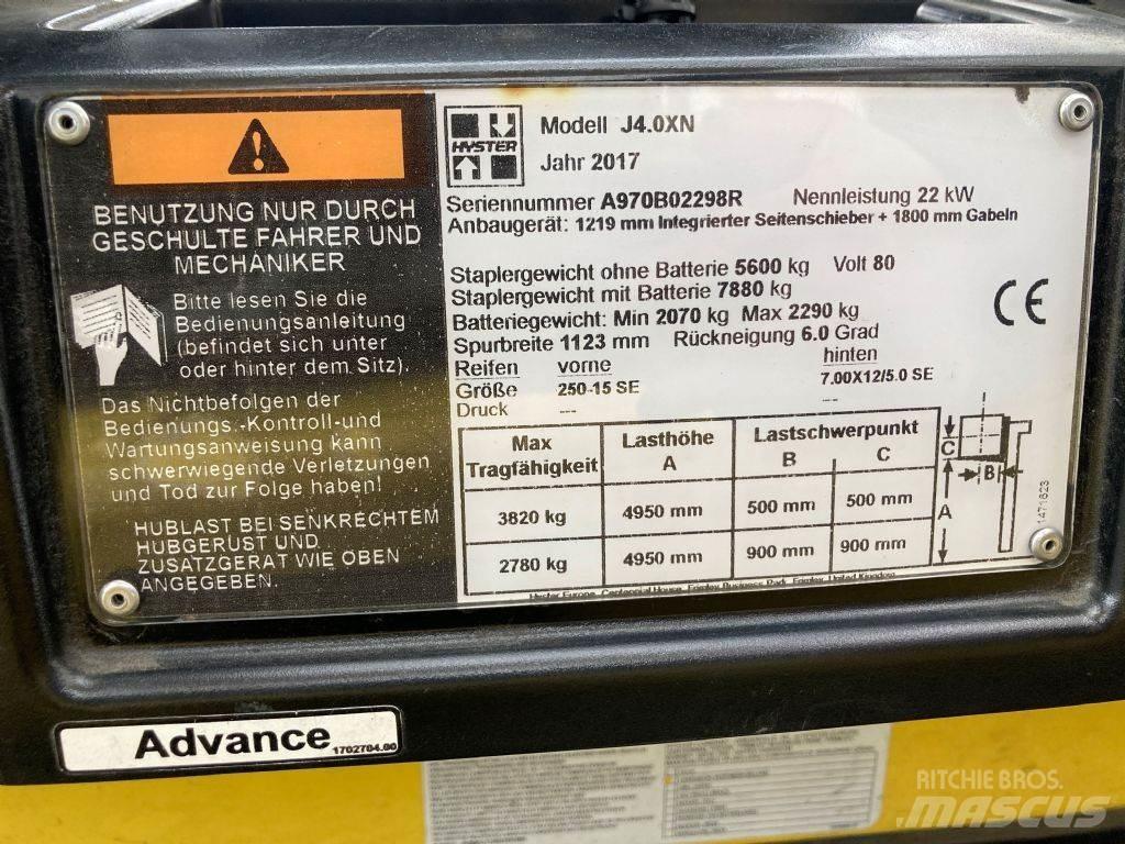 Hyster J 4.0 XN Električni viličarji