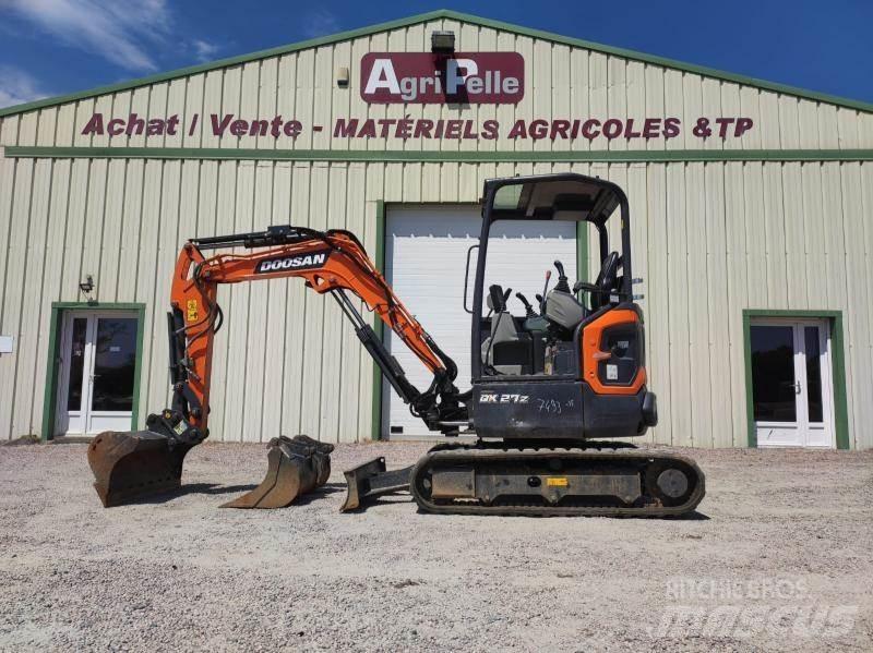 Doosan DX27Z Mini bagri <7t
