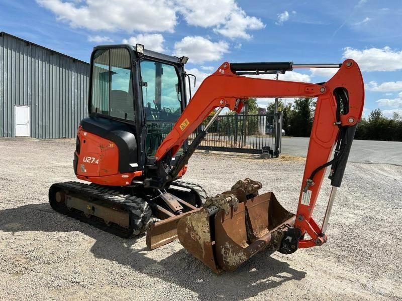 Kubota U27-4 Mini bagri <7t