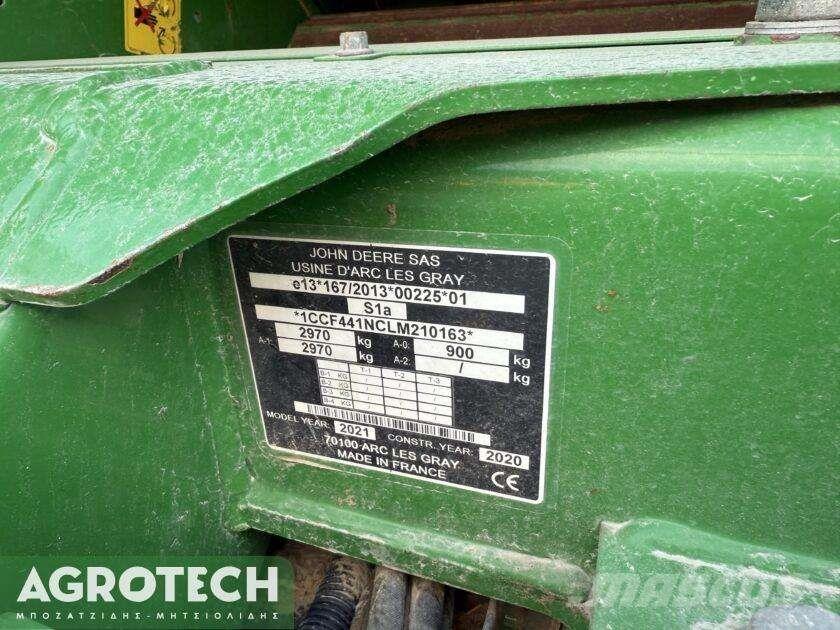 John Deere F441M Balirke (okrogle bale)