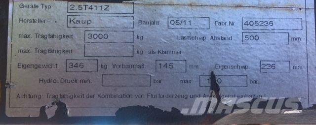 Kaup 2.5T411Z Manipulacija materiala - drugo