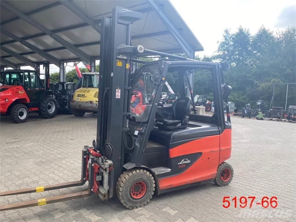 Linde E 25 HL - 01 600 Električni viličarji