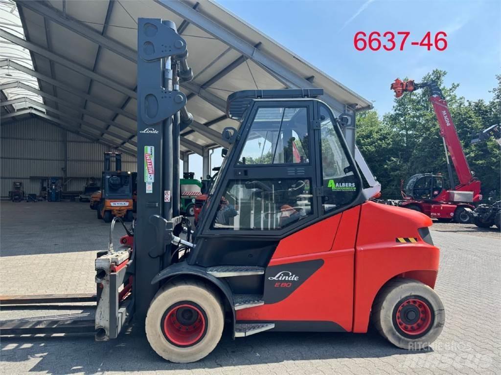 Linde E 80 - 01 / 900 Električni viličarji