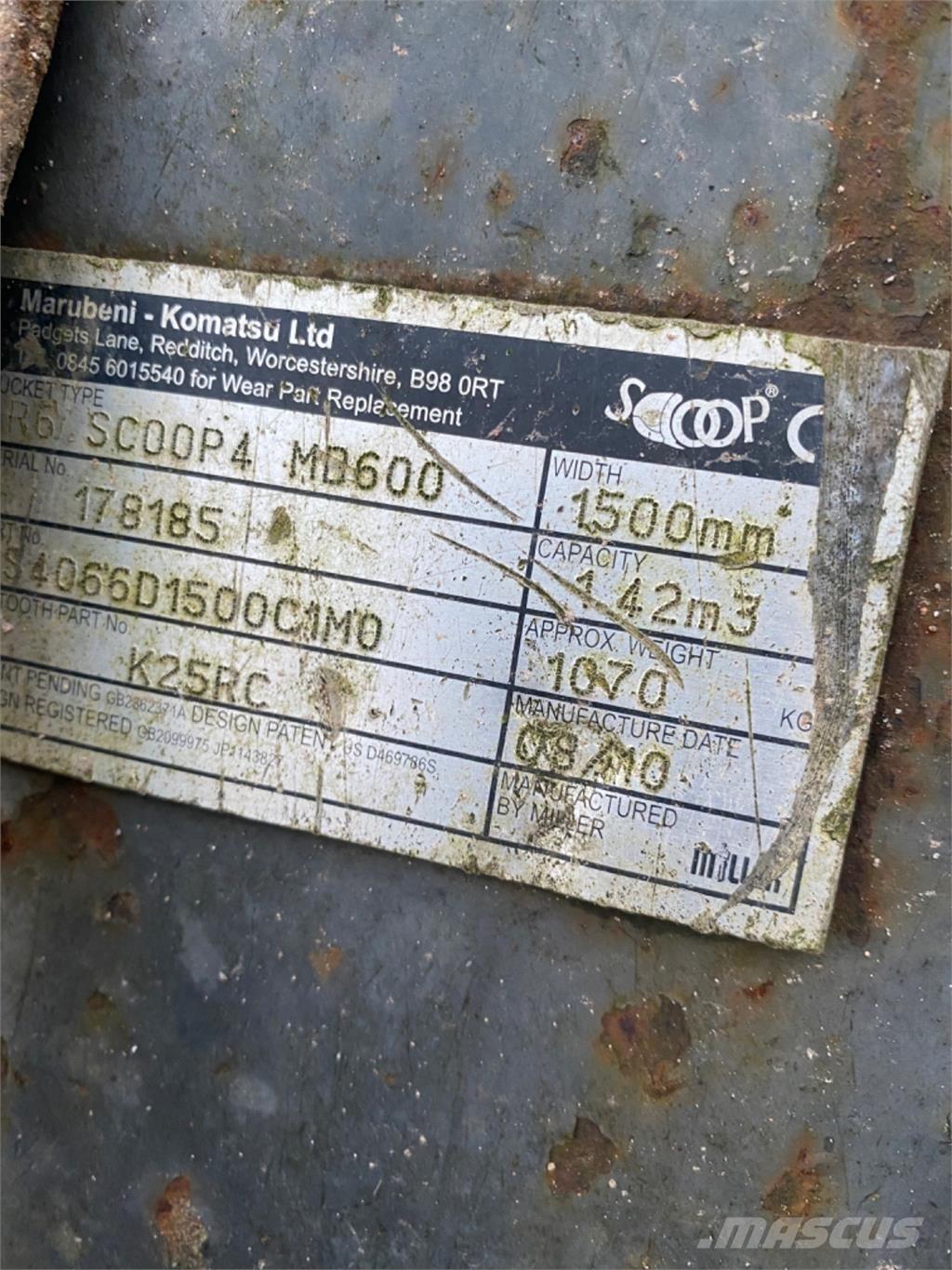  1500mm Žlice