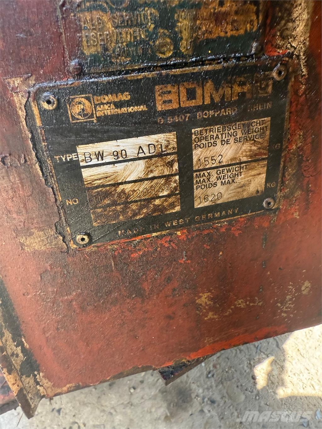 Bomag BW90 Dvojni valjarji