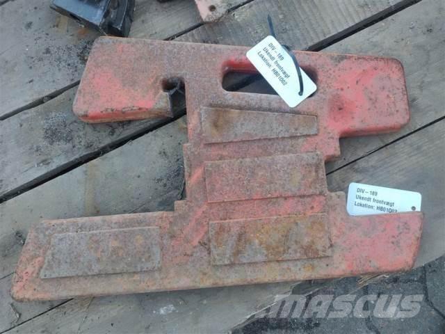 CASE Vægtklods Sprednje uteži