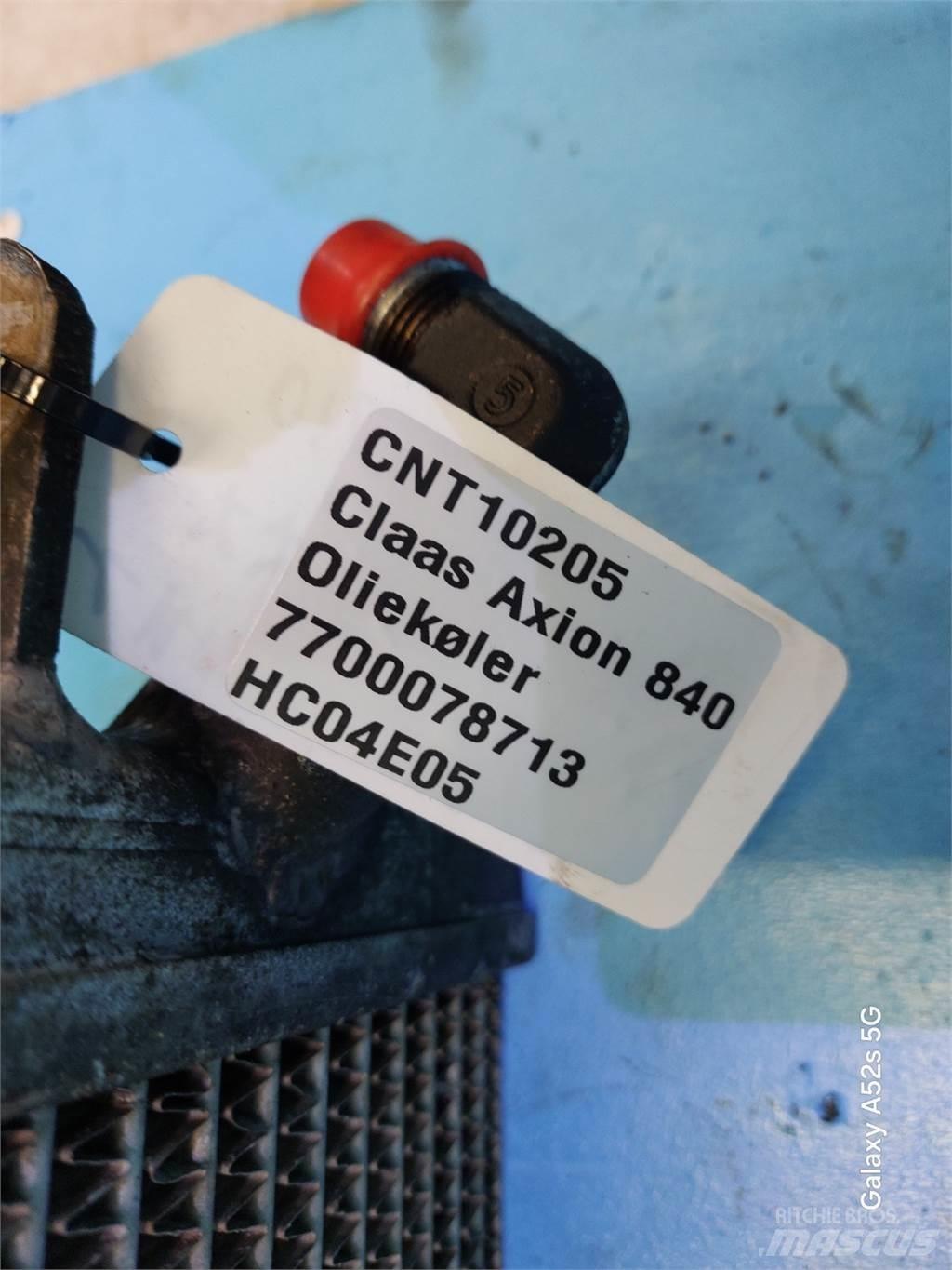 CLAAS Axion 840 Radiatorji