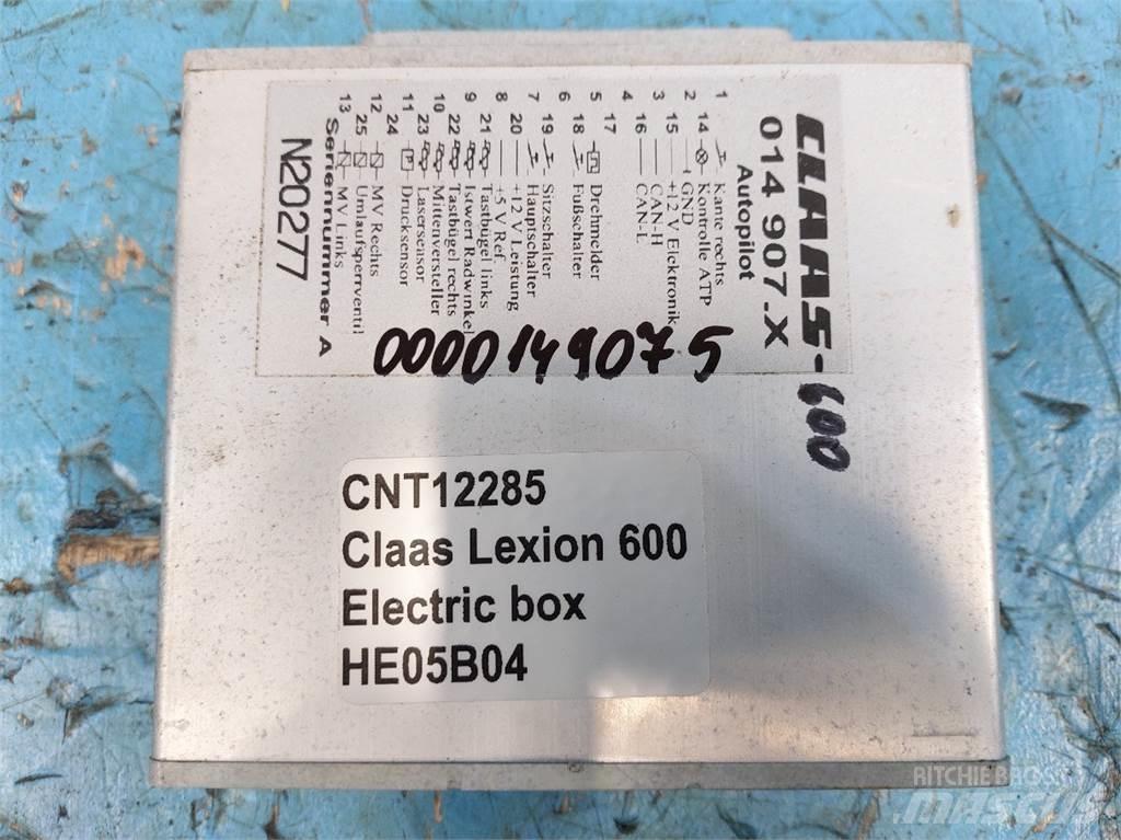 CLAAS Lexion 600 Elektronika