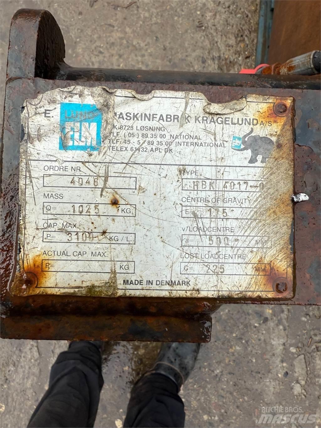 Elm Plade klemme Viličarske  vilice