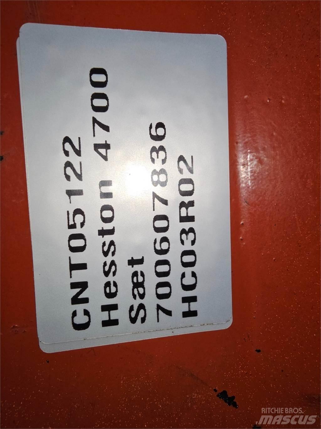 Hesston 4700 Druga oprema za žetev krme