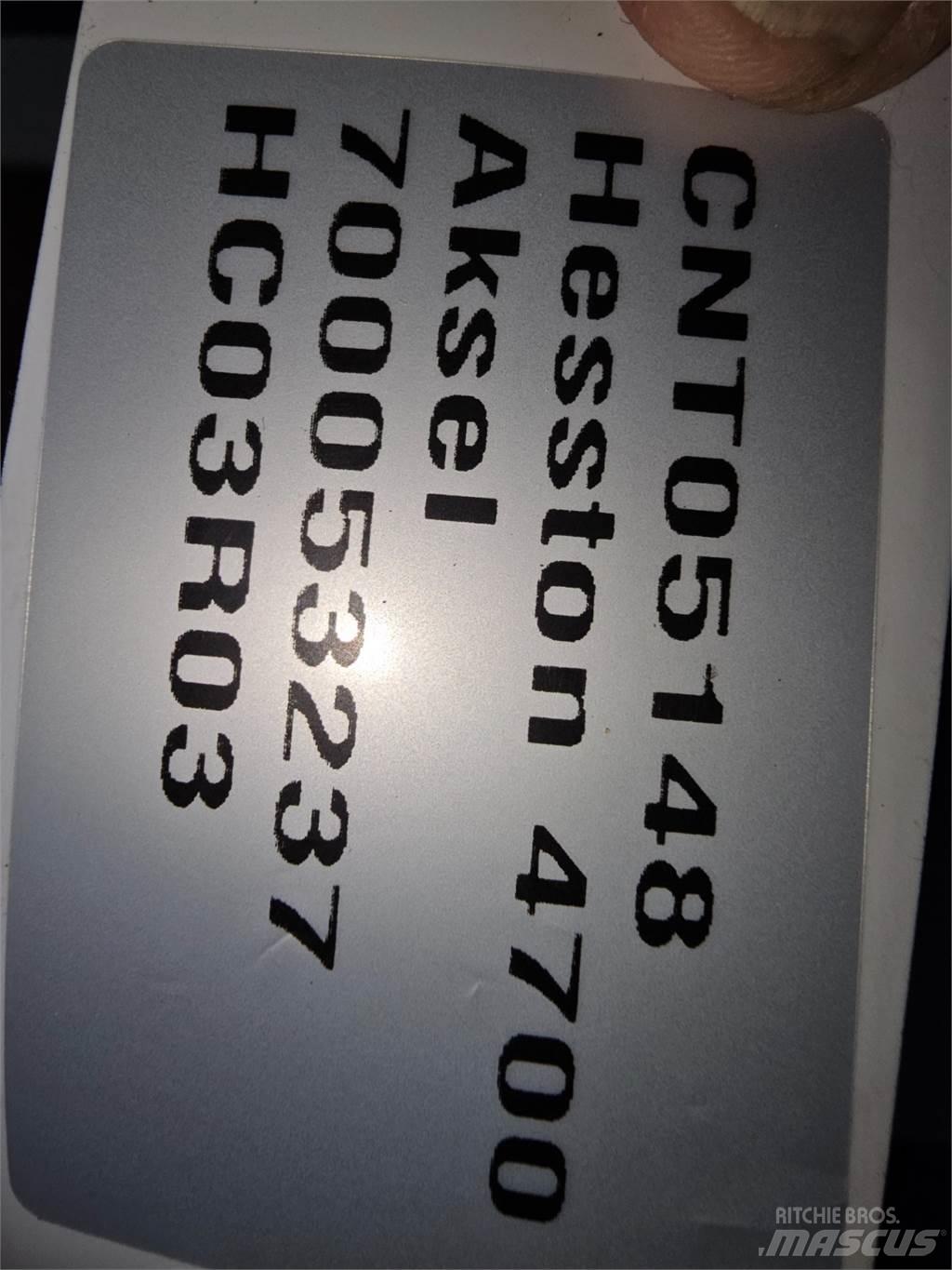 Hesston 4700 Druga oprema za žetev krme