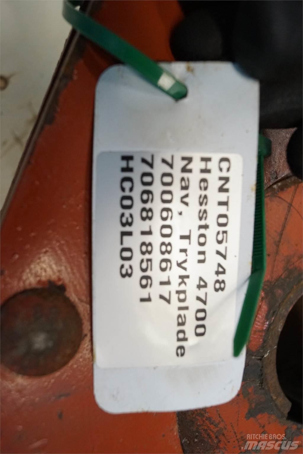 Hesston 4700 Druga oprema za žetev krme