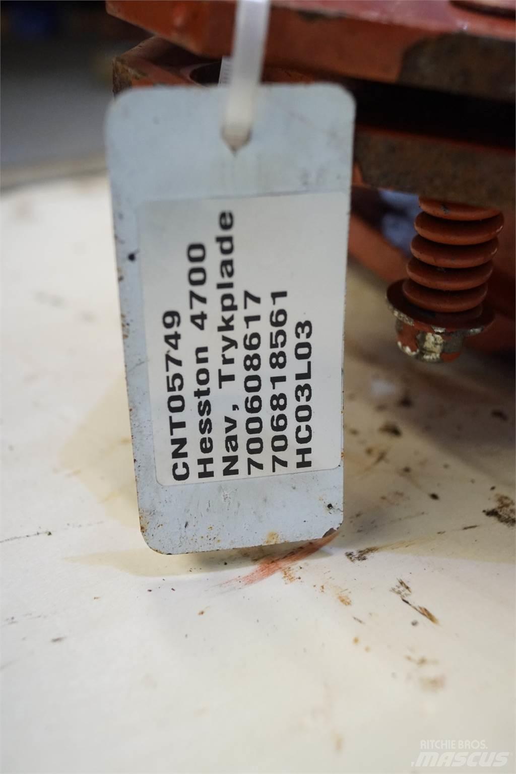 Hesston 4700 Druga oprema za žetev krme