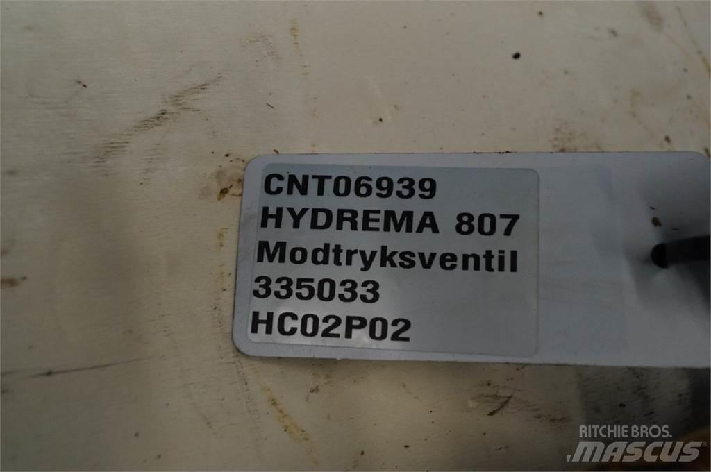 Hydrema 807 Hidravlika