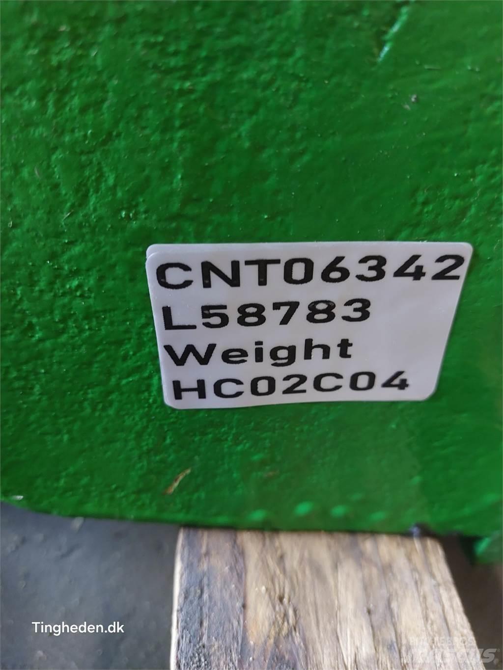 John Deere 1850 Sprednje uteži