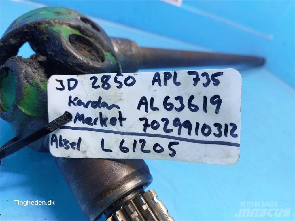 John Deere 2850 Druga oprema za traktorje