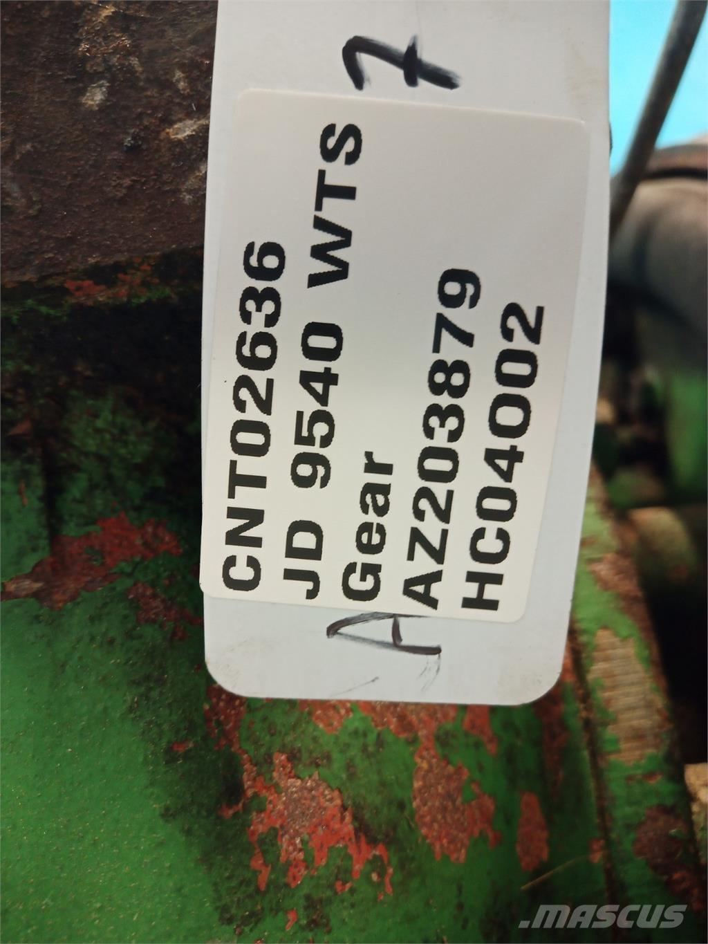 John Deere 9540 Menjalnik