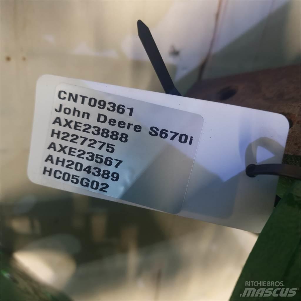 John Deere S670 Kmetijstvo - drugo