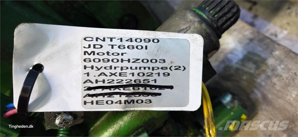 John Deere T660 Hidravlika