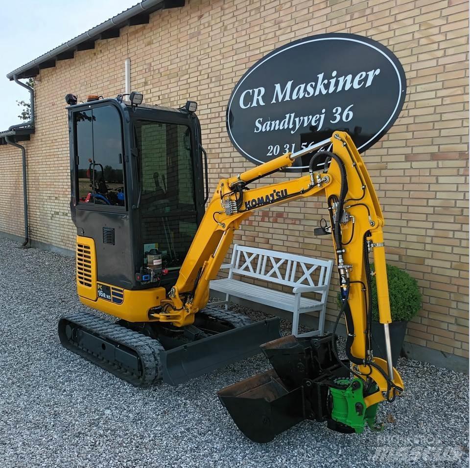 Komatsu pc16r hs Mini bagri <7t