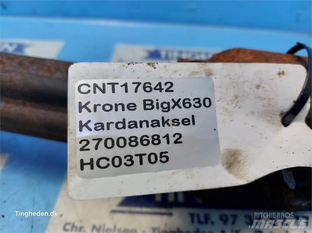 Krone Big X 630 Hay and forage machine accessories