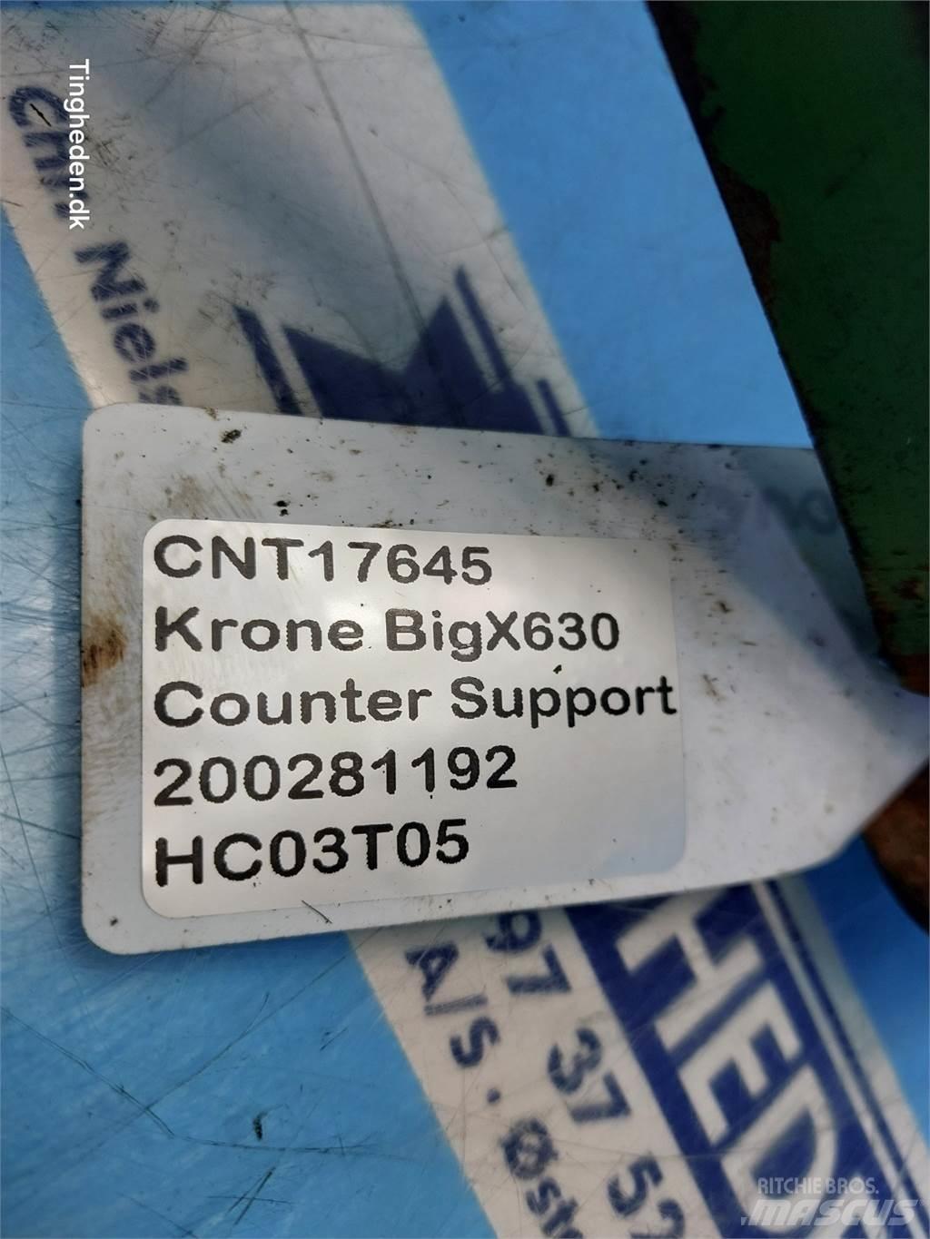 Krone Big X 630 Hay and forage machine accessories