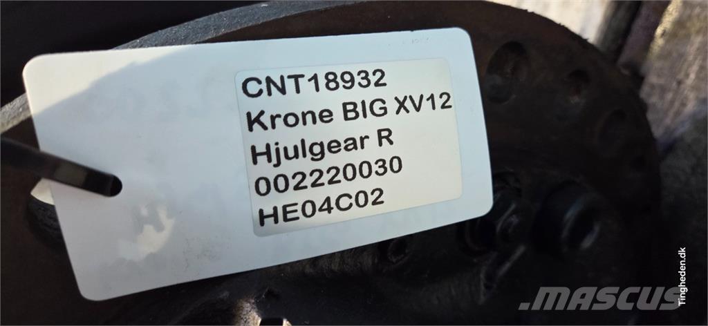 Krone Big X V12 Hay and forage machine accessories