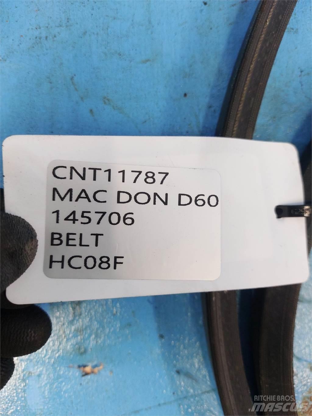 MacDon D60 Dodatna oprema za kombajne